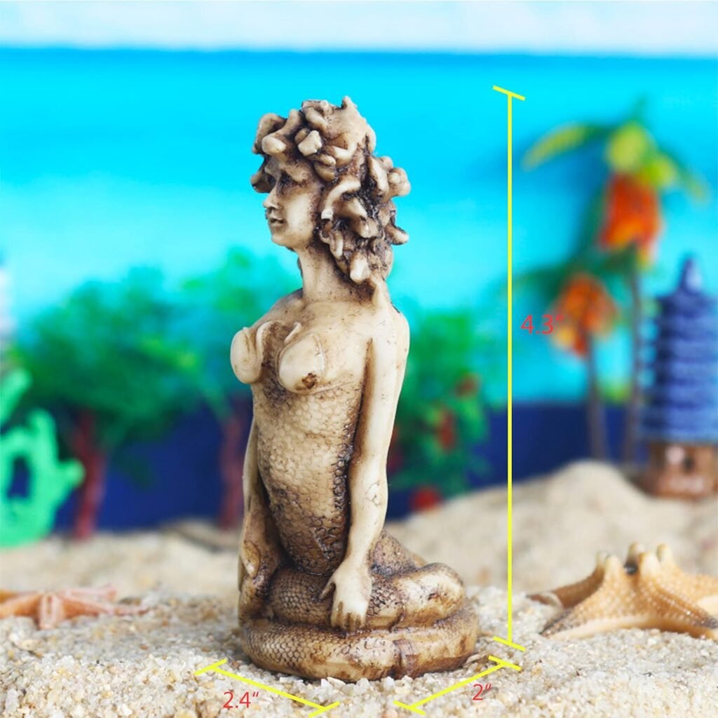 Aquarium Decoratie Amfitheater - Romeins Colosseum Ornament en Schuilplaats voor Vissen - Polyresin - 13,21 x 7,29 x 6,2 cm
