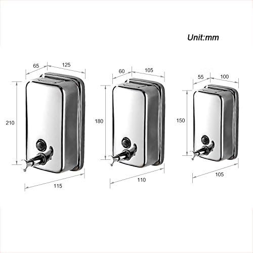 Transformeer jouw badkamer of keuken met onze Roestvrijstalen Zeepdispenser voor Wandmontage, een perfecte combinatie van stijl en functionaliteit. Het hoogglans gepolijste ontwerp voegt een vleugje elegantie toe aan elke ruimte, terwijl de handige wandmontage een opgeruimde omgeving bevordert. Ervaar het gemak van deze duurzame zeepdispenser en geniet van een hygiënische en georganiseerde leefruimte. Voordelen: Eenvoudige wandmontage voor ruimtebesparing. Roestvrijstalen constructie voor langdurige duurzaamheid. Geschikt voor diverse vloeibare zepen voor veelzijdig gebruik. Gemakkelijk bij te vullen voor continue beschikbaarheid. Modern design voegt stijl toe aan je interieur. Eenvoudige Wandmontage Dankzij het eenvoudige wandmontagesysteem is deze zeepdispenser snel en gemakkelijk te installeren. Hierdoor bespaar je niet alleen ruimte op je aanrecht of in de douche, maar creëer je ook een opgeruimde en georganiseerde omgeving. Roestvrijstalen Constructie De dispenser is vervaardigd uit hoogwaardig roestvrij staal, waardoor duurzaamheid en langdurig gebruik gegarandeerd zijn. Het roestvrije materiaal behoudt zijn glans en voorkomt corrosie, waardoor het perfect is voor dagelijks gebruik. Geschikt voor Diverse Vloeibare Zepen Met zijn universele ontwerp is deze zeepdispenser geschikt voor verschillende soorten vloeibare zepen. Hierdoor heb je de vrijheid om je favoriete zeep te gebruiken, en ben je niet gebonden aan specifieke merken. Gemakkelijk Bij te Vullen Het bijvullen van de zeepdispenser is een moeiteloos proces. Verwijder eenvoudig de bovenkant, vul de dispenser bij met je favoriete vloeibare zeep en je bent klaar voor langdurig gebruik zonder onderbrekingen. Modern Design Het moderne en strakke ontwerp van de zeepdispenser voegt een eigentijdse uitstraling toe aan je badkamer of keuken. Het is niet alleen functioneel maar ook een stijlvolle toevoeging aan je interieur. Verpakkingsinhoud: Roestvrijstalen Zeepdispenser Montagemateriaal Gebruikershandleiding Productspecificaties: Materiaal: Roestvrij staal Kleur: Zilver Afmetingen: ‎10.5 x 11 x 18 cm Inhoud: 800ml Installatie: Wandmontage Navulbaar: Ja Bestel nu deze Roestvrijstalen Zeepdispenser voor Wandmontage en creëer een schone en georganiseerde ruimte met een vleugje stijl. Voeg dit handige accessoire toe aan je interieur en ervaar het verschil