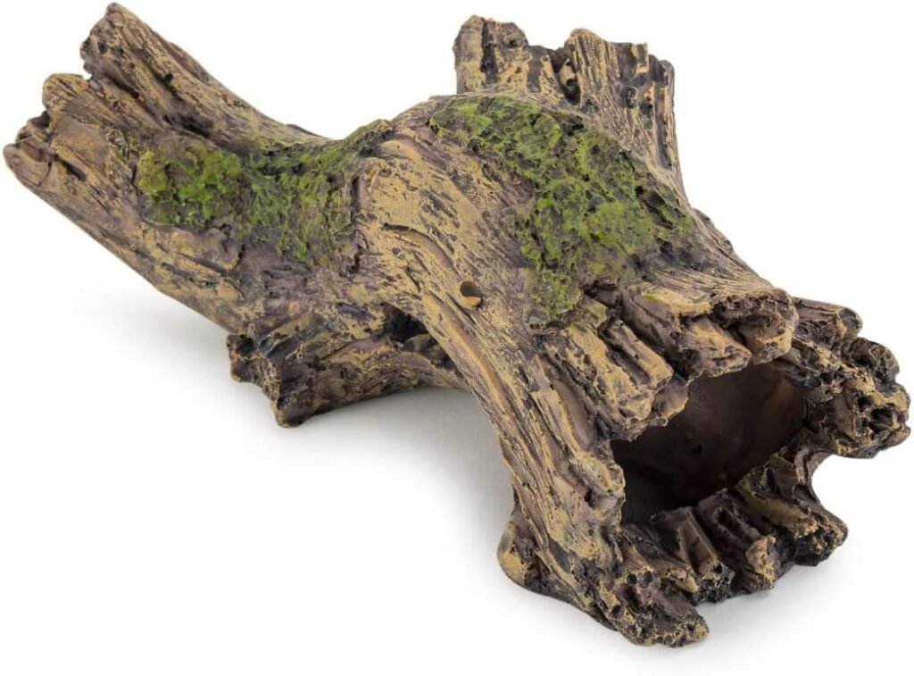 Kunstmatig driftwood aquarium decoratie met realistisch ontwerp en natuurlijke schuilplaats voor vissen en huisdieren