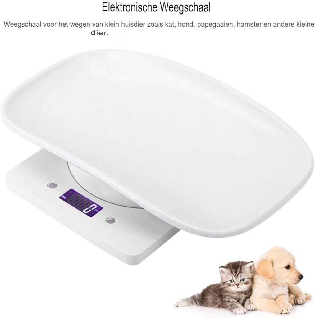 Babyweegschaal - Elektronische Zuigelingenweegschaal met Antislipmat - Nauwkeurig Wegen - Voor Baby's en Ouders