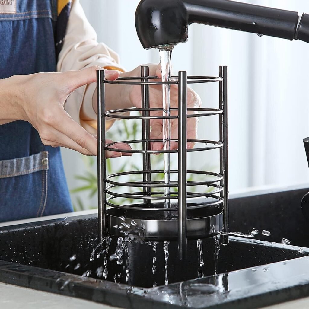 RVS spatelpot met titanium coating voor keukengerei