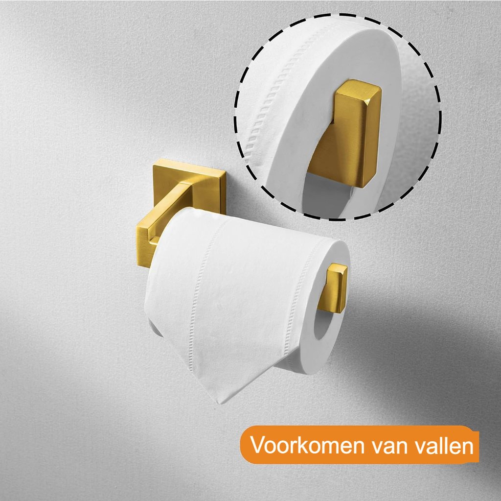 RVS toiletrolhouder voor wandmontage in de badkamer