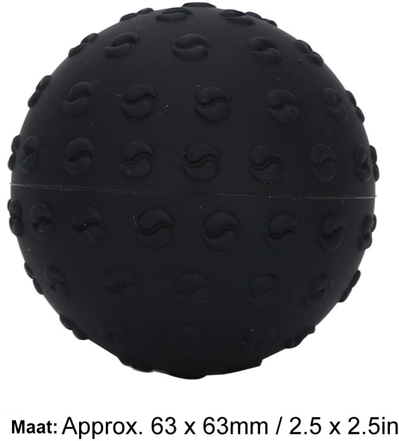 Siliconen triggerpoint massageballen set voor myofasciale release en plantaire fasciitis