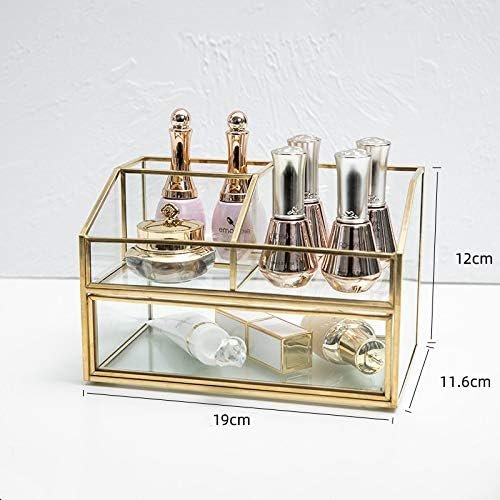 Make-up Organizer met Lades - Cosmetica Opberger - Beauty Organizer voor Kaptafel en Badkamer - Goud