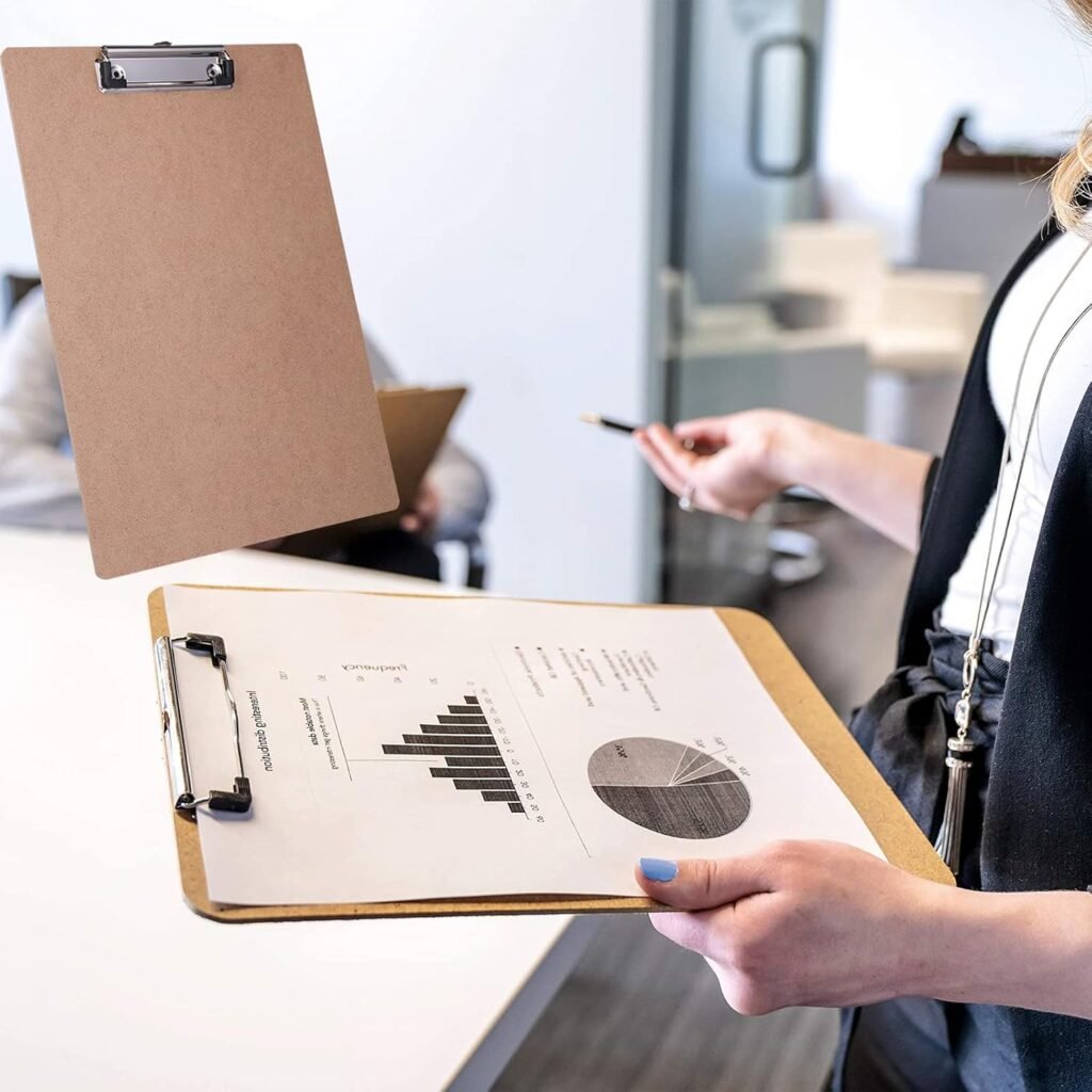 Klembord met Verstelbare Lettergrootte - Documenthouder voor Kantoor, School en Restaurant - Draagbaar en Lichtgewicht - Duurzaam Design