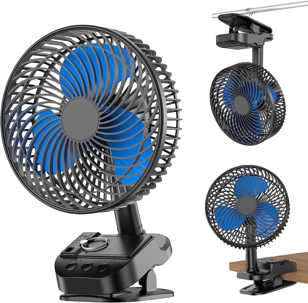 USB ventilator 8 inch tafelventilator met timer en stille ventilatie