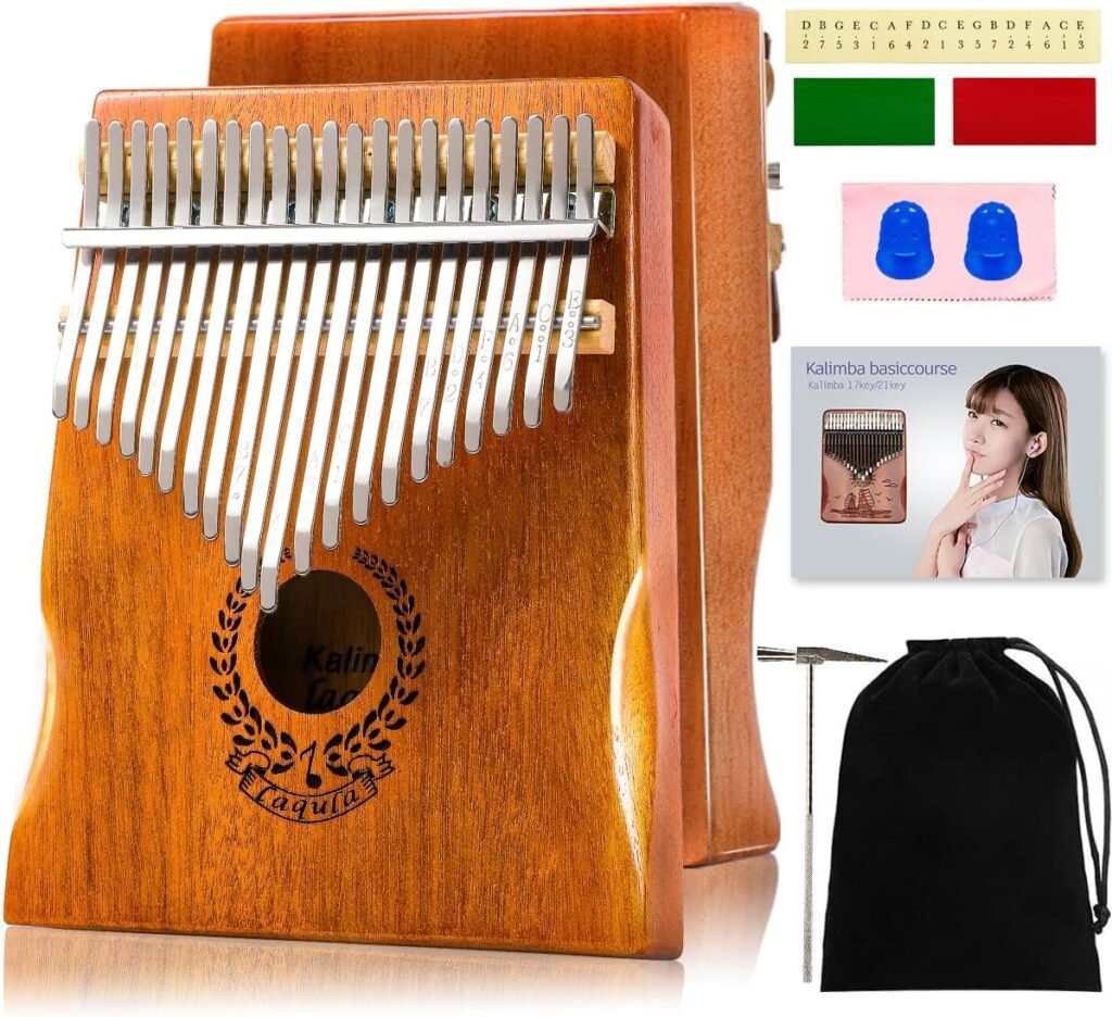 Kalimba thumb piano handgemaakt muziekinstrument compact en draagbaar voor beginners en gevorderde muzikanten