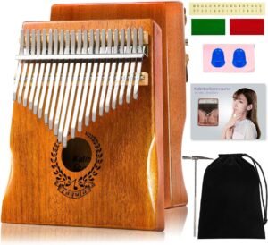 Kalimba thumb piano handgemaakt muziekinstrument compact en draagbaar voor beginners en gevorderde muzikanten