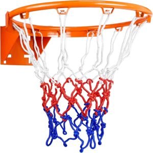 Basketbalhoepel voor binnen en buiten met basketbalnet, geschikt voor basketbaltraining