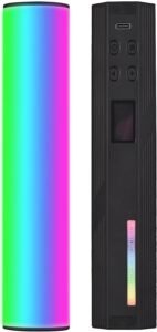 LED Videolamp – Instelbare Helderheid en Kleurtemperatuur – Studiolamp voor Fotografie en Streaming – USB-Oplaadbaar – 7 W, Zwart