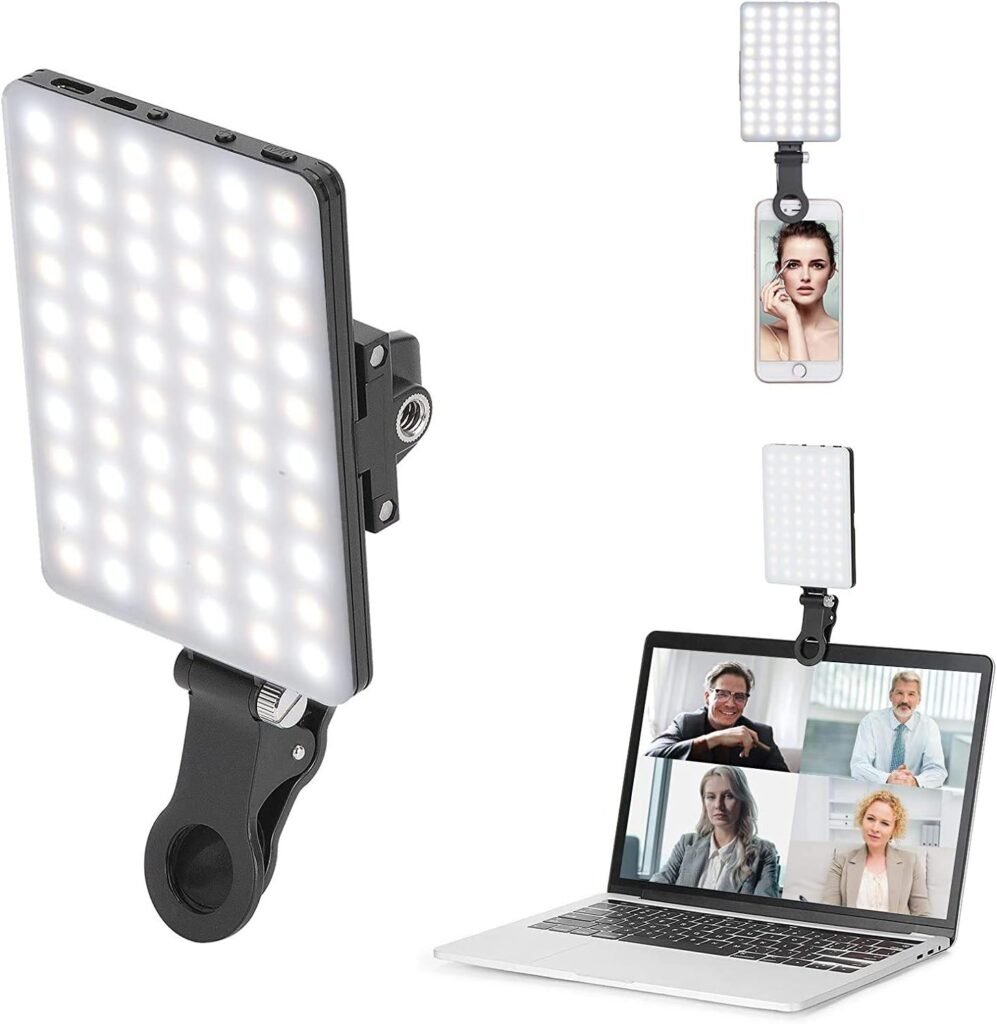 LED paneelverlichting met instelbare kleurtemperatuur en helderheid, inclusief statief en draagtas