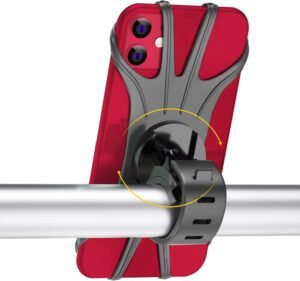 Fiets telefoonhouder verstelbaar afneembaar voor smartphone aan fietsstuur, waterdicht en universeel montageontwerp