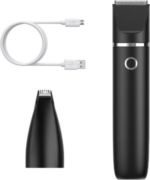 Professionele draadloze hondentondeuse met verstelbare snijlengte en accessoires