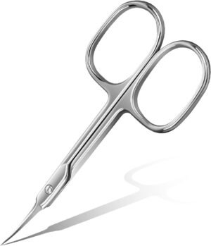 Nagelriemschaar van roestvrij staal met ergonomisch handvat voor nauwkeurige manicure en nagelriemverzorging