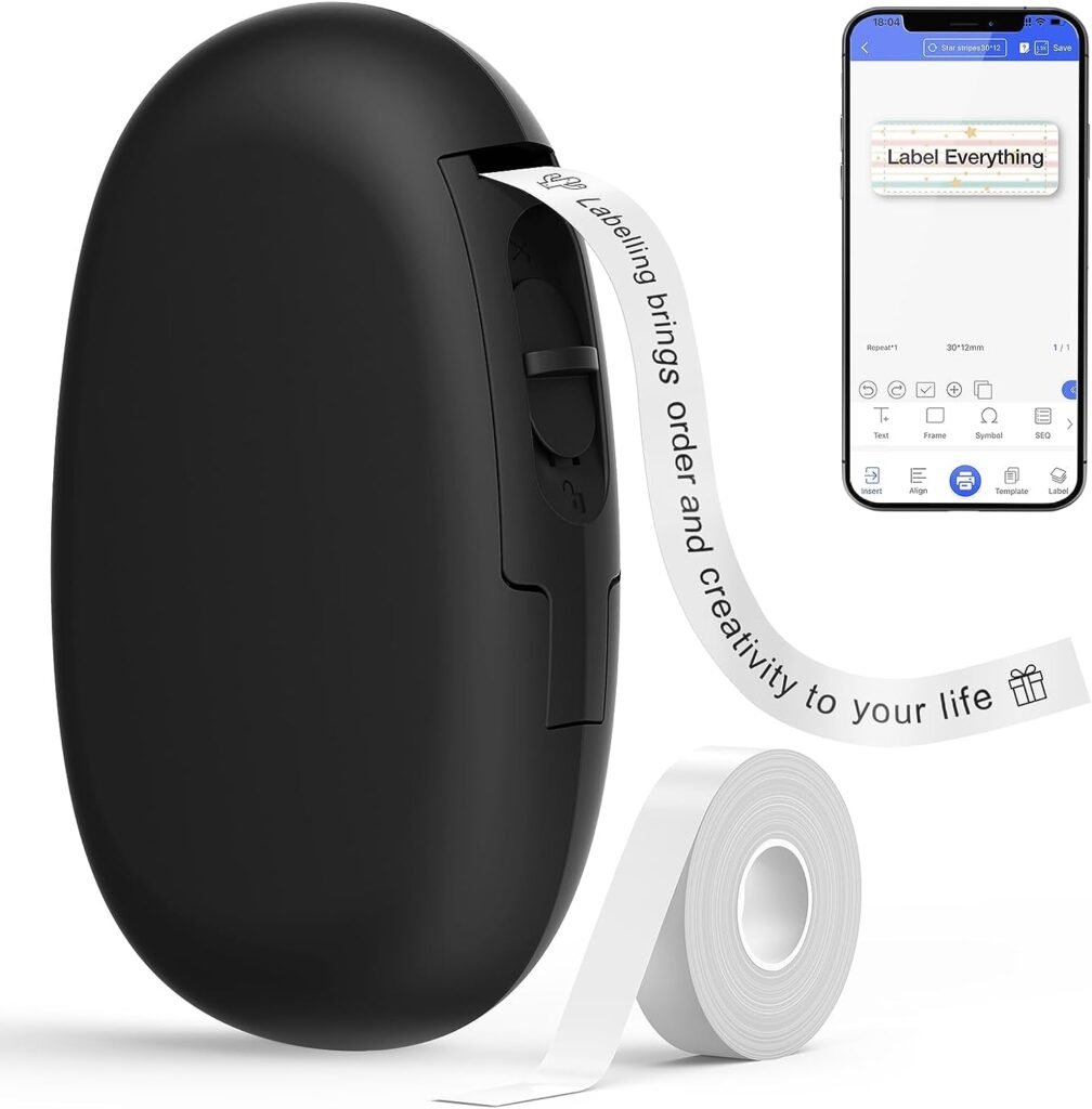 Draagbare draadloze labelprinter met Bluetooth voor efficiënt labelen