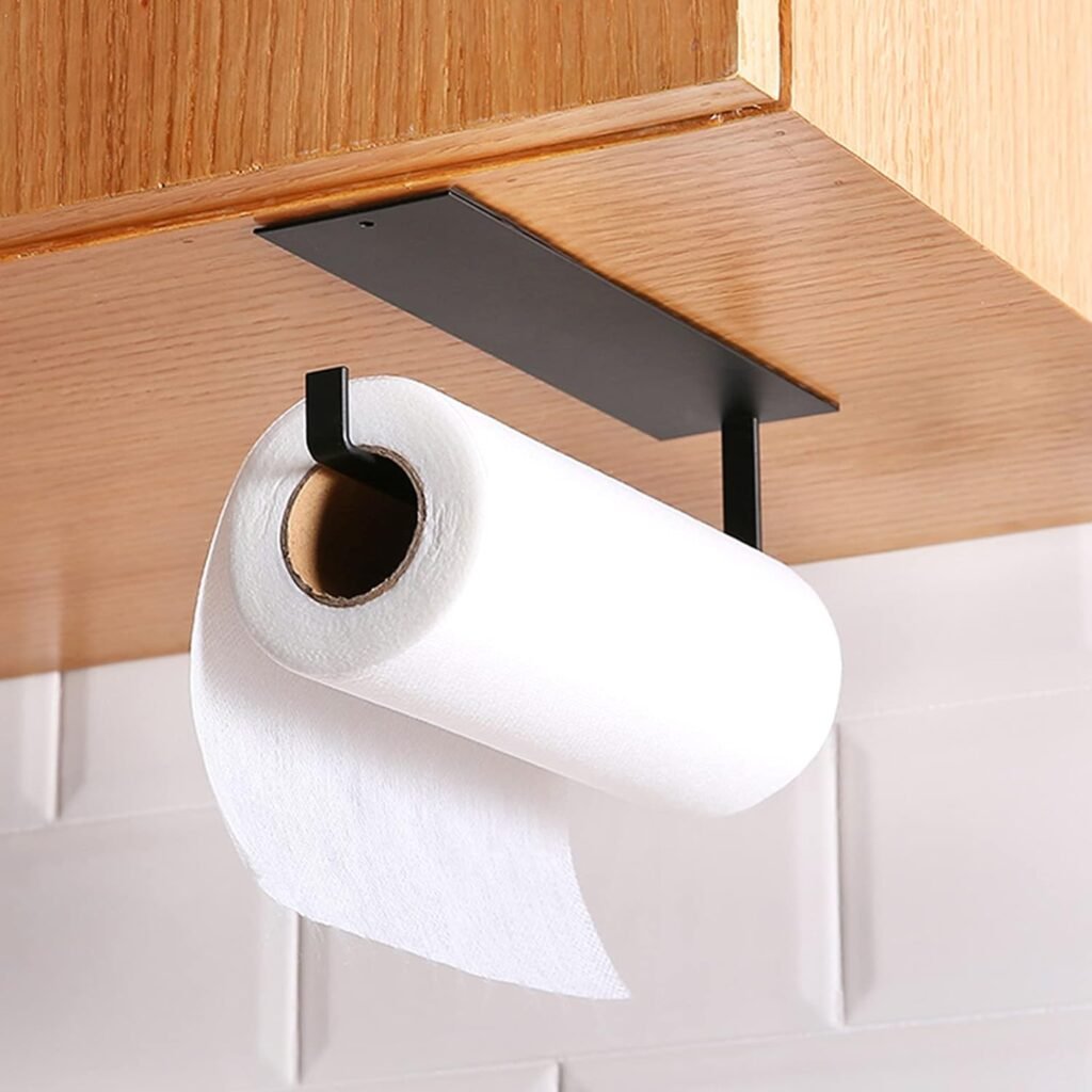 Keukenrolhouder voor wandmontage van roestvrij staal, ruimtebesparend keukenpapierrek voor keuken en toilet