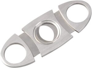 Sigarenknipper RVS – Dubbelzijdige Sigarenknipper – Precisie Snijblad – Compact Formaat – 9 x 4 x 1 cm