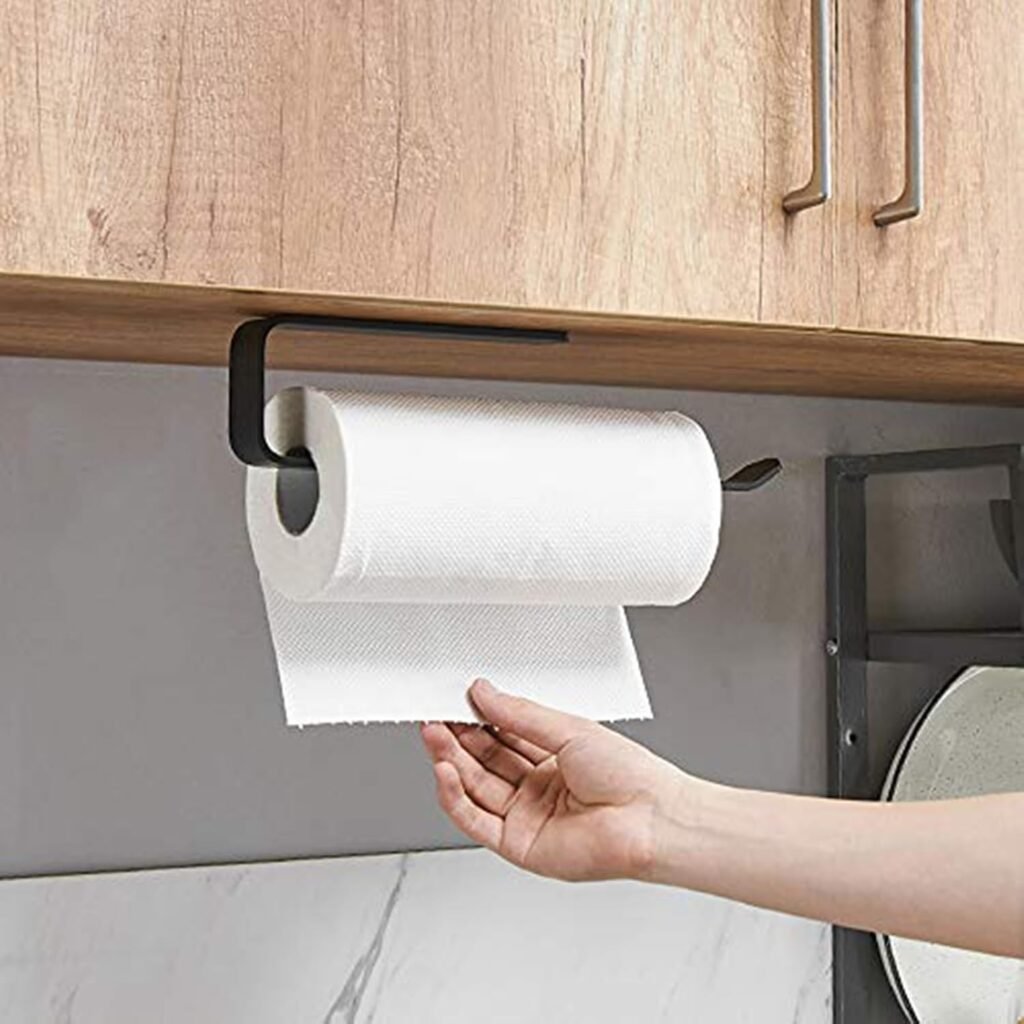 Keukenrolhouder voor wandmontage - ruimtebesparende papierrolhouder