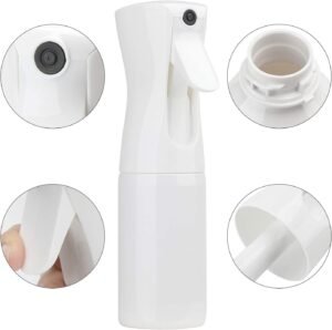 Haarsprayfles 200 ml – Fijne nevelspuitfles voor haar- en huidverzorging – Herbruikbare waterspray – Transparant en draagbaar