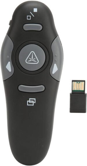 Draadloze USB-presentatieafstandsbediening voor PowerPoint met ergonomisch ontwerp voor school en kantoor