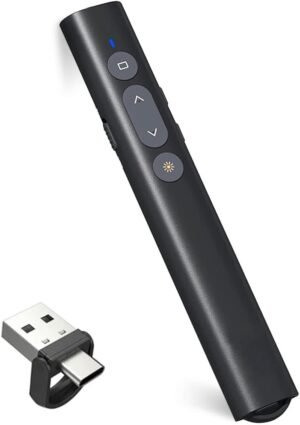 Draadloze presenter met hyperlink en volumeregeling voor PowerPoint-presentaties
