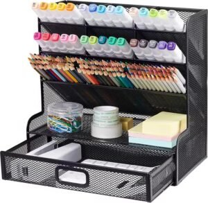 Bureau organizer met multifunctionele pennenhouder voor kantoor en schoolbenodigdheden