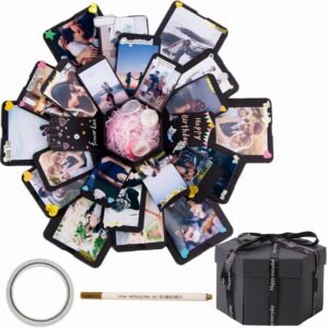 Gepersonaliseerde cadeaudoos voor verjaardag en vriendschap, persoonlijke cadeauverpakking
