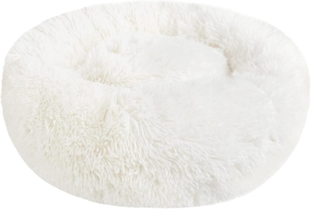 Pluche huisdierenbed voor katten en honden, comfortabel en makkelijk schoon te maken