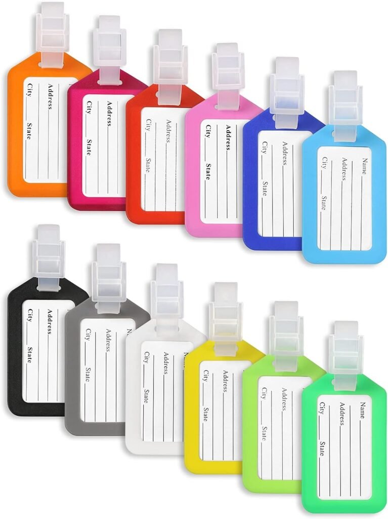 Sleutelbord met beschrijfbare en verwisselbare labels, kunststof set van 12 voor sleutelbeheer