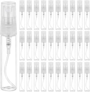 Mini Sprayflesjes Set 30 Stuks – Hervulbare Reisflesjes voor Vloeistoffen – Transparant met Etui – Lekvrij en Compact Ontwerp