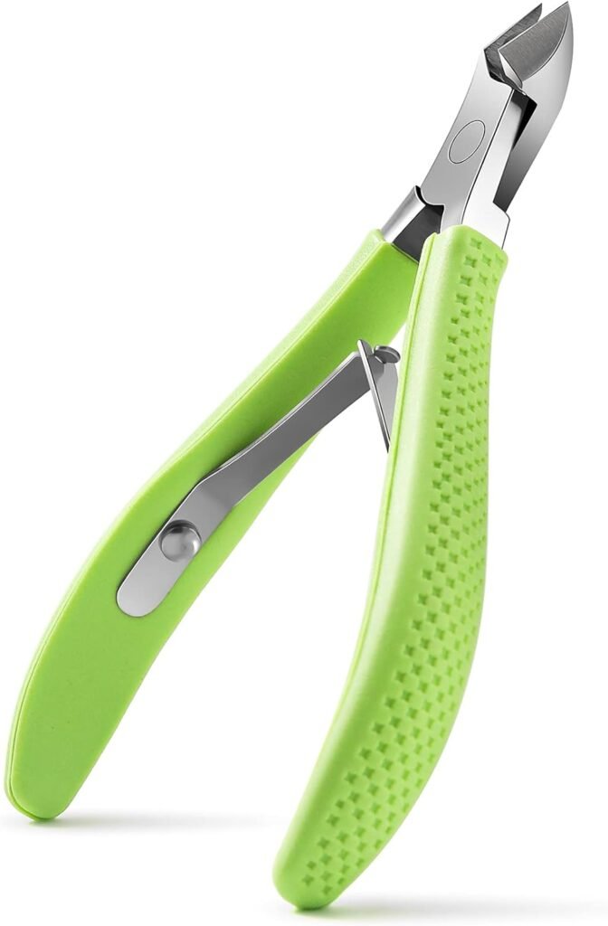 Professionele nagelriemknipper van roestvrij staal met siliconen handvat 9 mm voor manicure