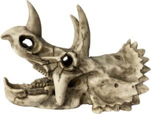 Realistische Triceratops dinosaurusdecoratie voor aquarium en reptielen