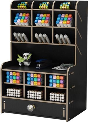 Multifunctionele pennenhouder en bureau organizer voor pennen en papier