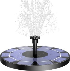 Zonne-energie drijvende fonteinpomp voor vijvers met variabele fonteinpatronen en automatische uitschakeling