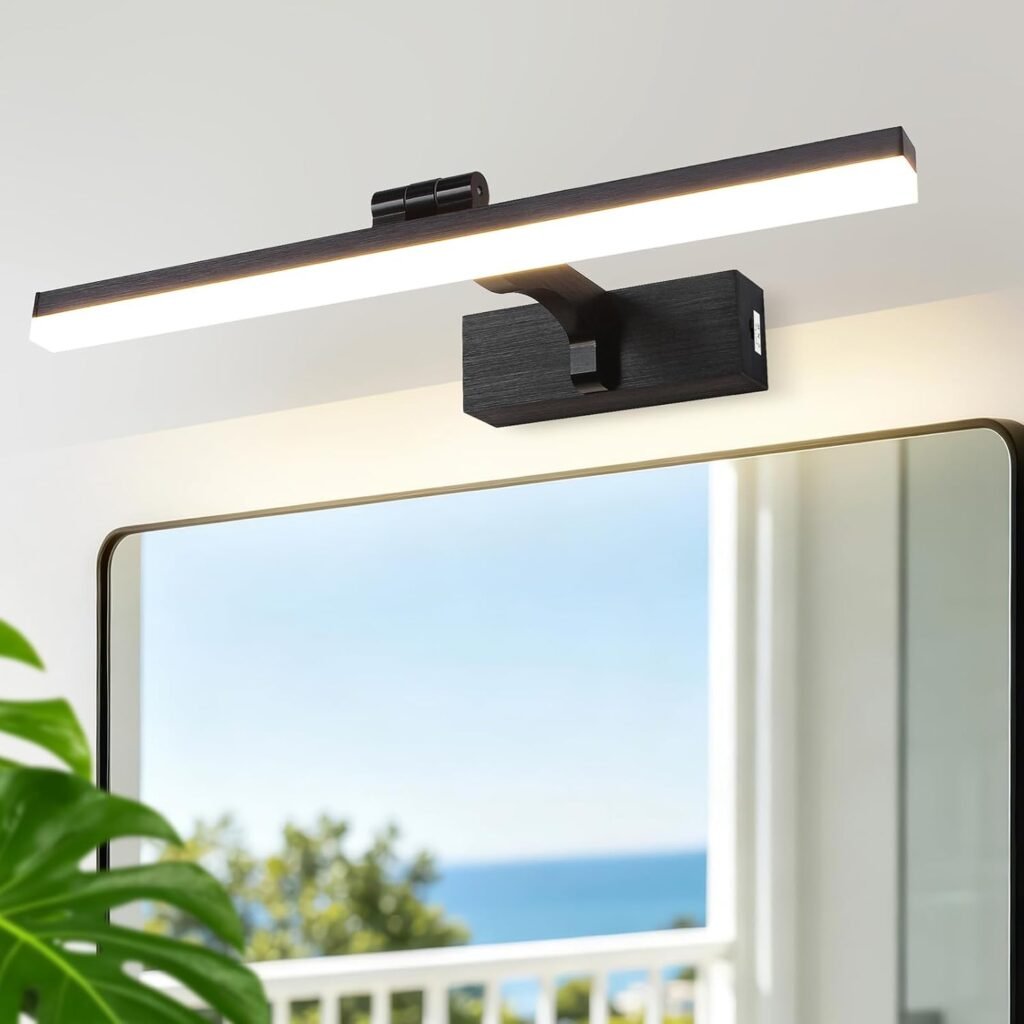 Spiegellamp met instelbare kleurtemperatuur en touch dimmer voor badkamer en nachtkastje