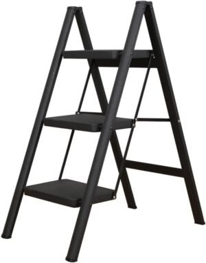 Inklapbare trapladder lichtgewicht huishoudtrap met compact design