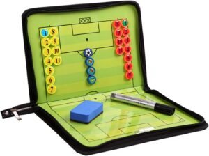 Magnetisch Tactiekbord Voetbal – Coachbord met Magneten – Aluminium Frame – 28 x 21 cm – Training Accessoire