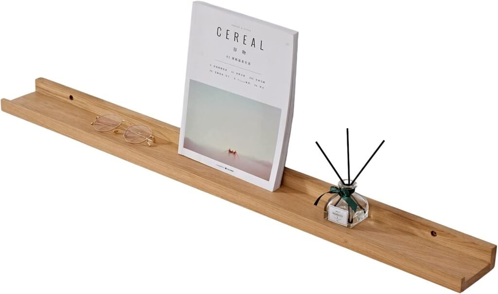 Drijvende wandplank 90 cm x 10 cm voor badkamer en slaapkamer