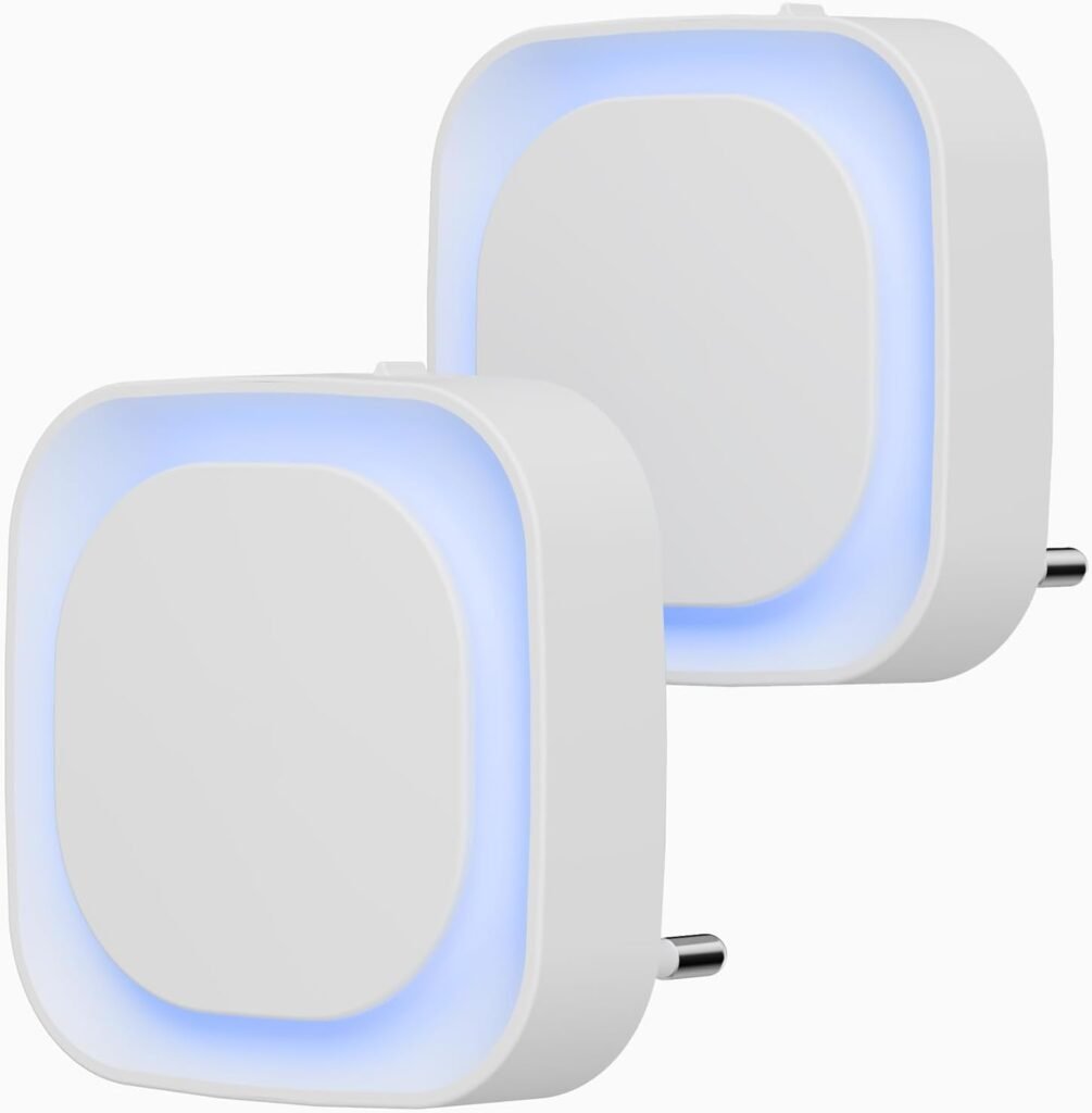 Automatisch nachtlampje met schemeringssensor en zachte witte LED-verlichting