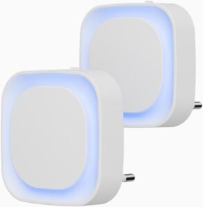 Nachtlampje met schemeringssensor – Automatisch LED-lampje – Zachte witte verlichting – Plug-and-play