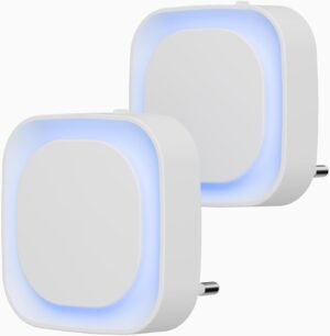 Automatisch nachtlampje met schemeringssensor en zachte witte LED-verlichting