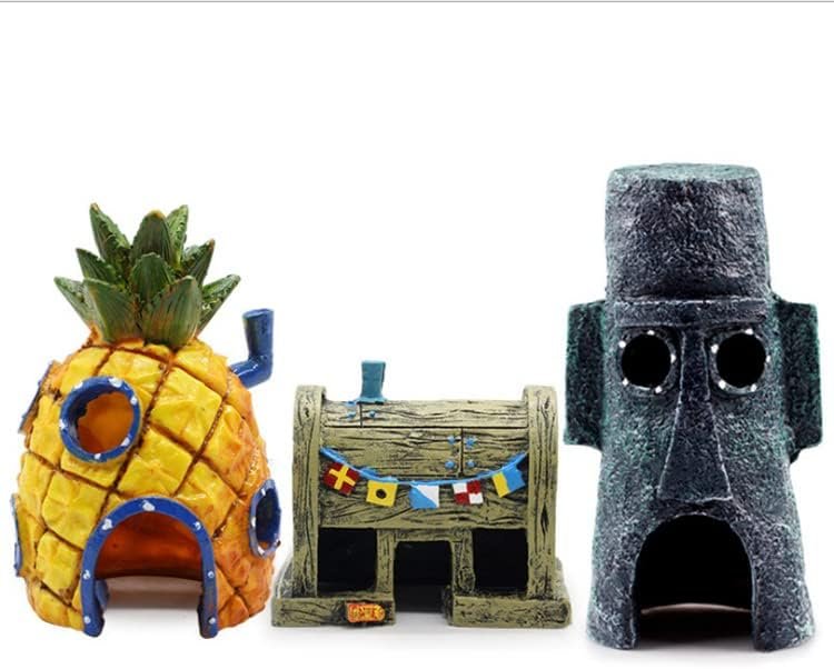 Kunstmatige aquariumdecoratie met natuurlijke uitstraling en ornamenten