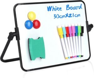 Dubbelzijdig magnetisch whiteboard 30 x 21 cm