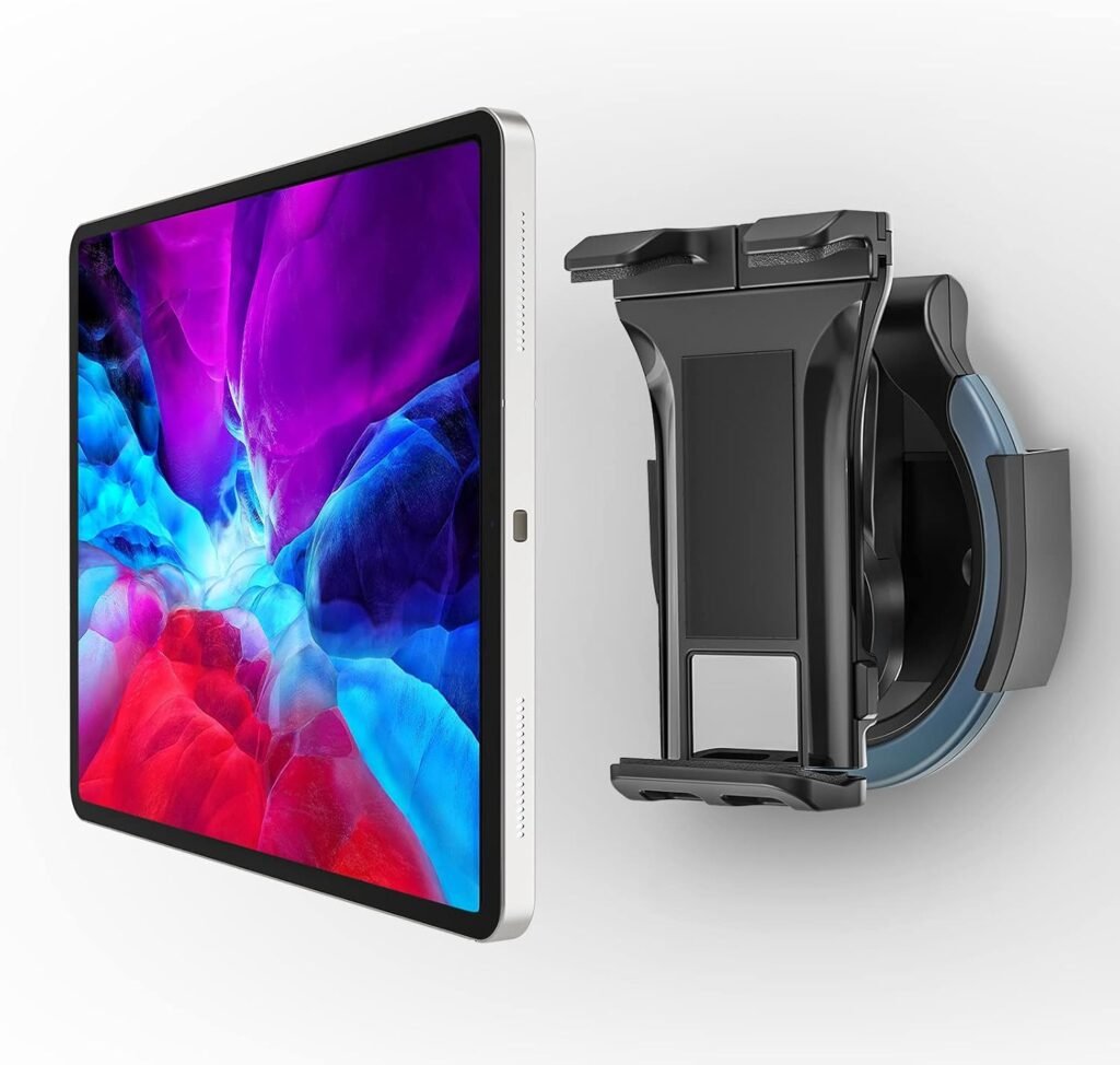 Verstelbare tablet wandhouder voor 4,7 tot 11 inch tablets in keuken of bureau