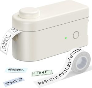 Draagbare Bluetooth labelprinter voor draadloos afdrukken met gebruiksvriendelijke app en hoge resolutie