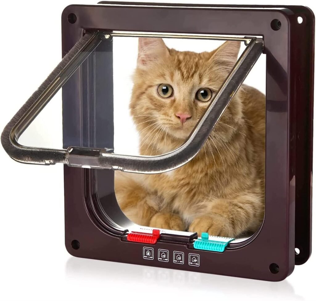 Grote weerbestendige magneet voor kattenluik met sterke houdkracht en eenvoudige installatie
