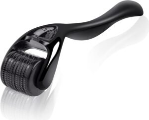 Microneedling Roller 1,5 mm – Micronaaldroller voor Gezichtsverzorging – 540 Naalden – Huidverjonging en Littekenverzorging – Beautytool voor Thuisgebruik