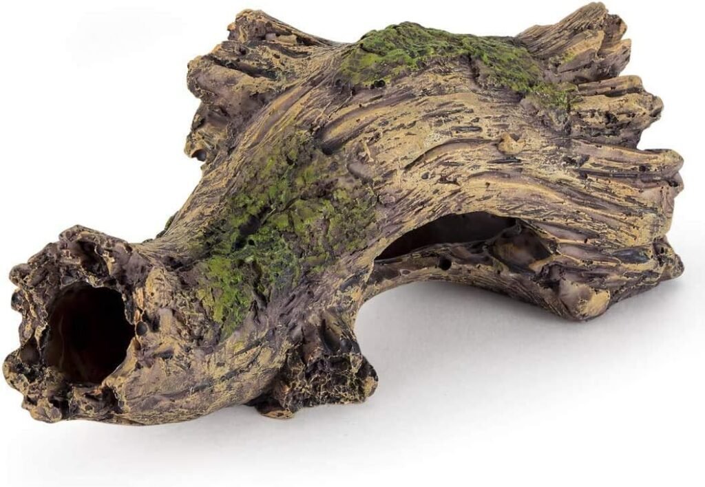 Kunstmatig driftwood aquarium decoratie met realistisch ontwerp en natuurlijke schuilplaats voor vissen en huisdieren