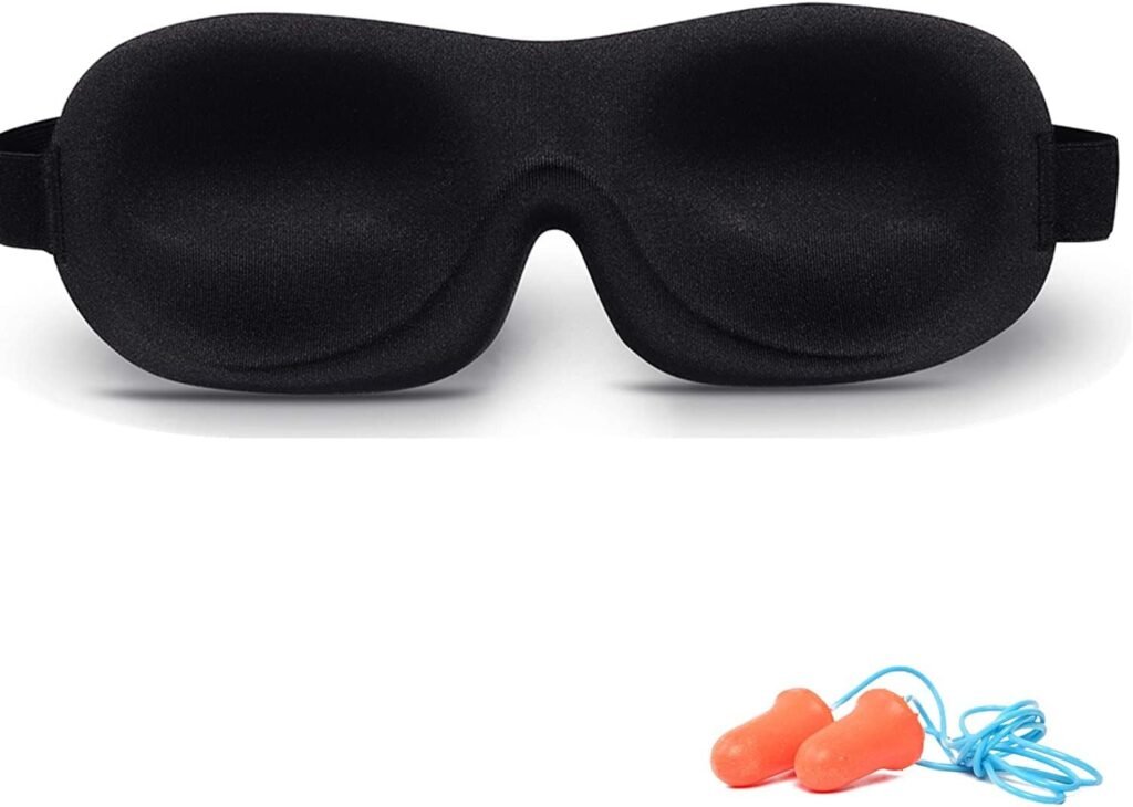 Slaapmasker met oordopjes en 3D oogmasker voor diepe slaap