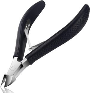 Professionele nagelriemknipper van roestvrij staal met siliconen handvat voor manicure, 9 mm